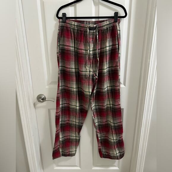 Ralph Lauren Polo Classic Pajama Paints Flannel Plaid sz Large 100% Cotton XMAS - Picture 1 of 10